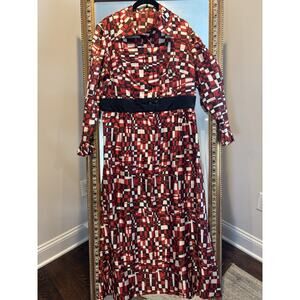 Hand Made Vintage , 70’s Maxi Dress, Mod, Gogo, M